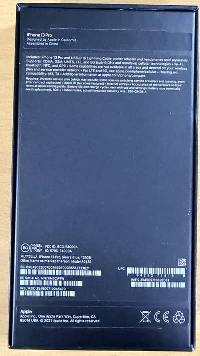 iPhone 13 Pro  Sierra Blue Just Like New