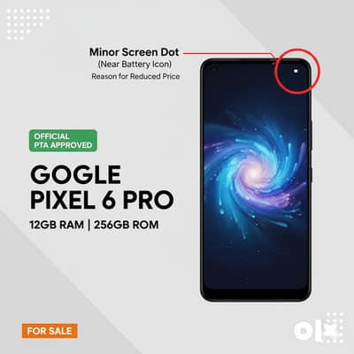 Google Pixel 6 Pro | 12GB/256GB | Official PTA Approved |  Rare 256GB