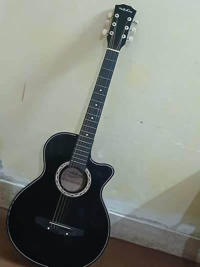 Olive learning guitar for beginners