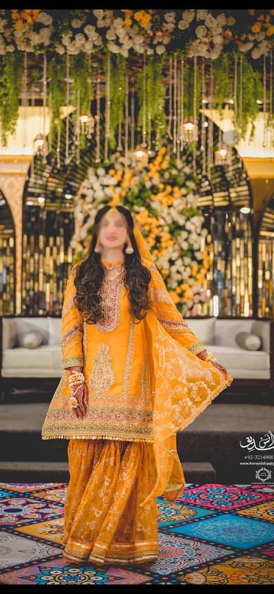 Yellow Mehandi | Mayon Dress | Sharara & Kurti |