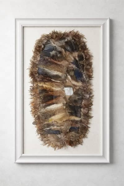 Tiger Leather Wall Décor | Premium Vintage Display Piece