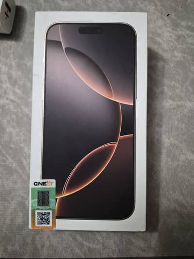 iPhone 16 pro max 256GB. Desert Titanium