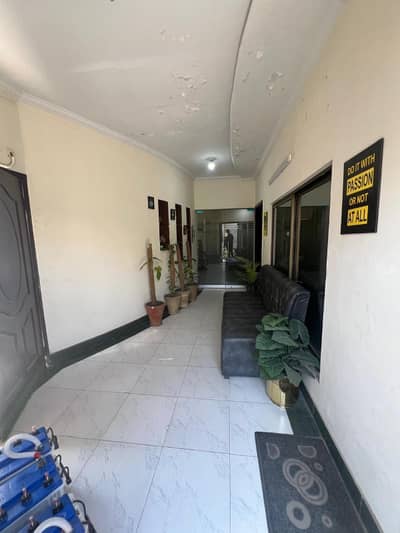 1 kanal beautiful upr portion available for Rent for silent office at hot location near umt university