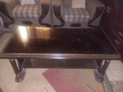 Two sofa Set 5 pieces and one cupboard 4x4 for sale