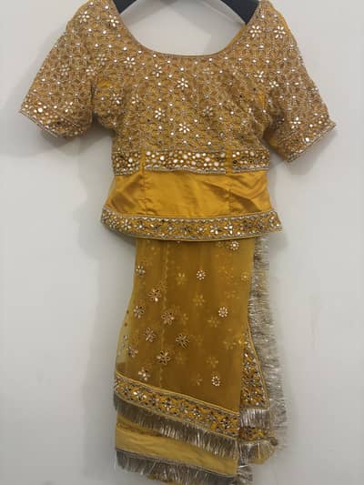 Bridal dresses for mehndi and nikkah