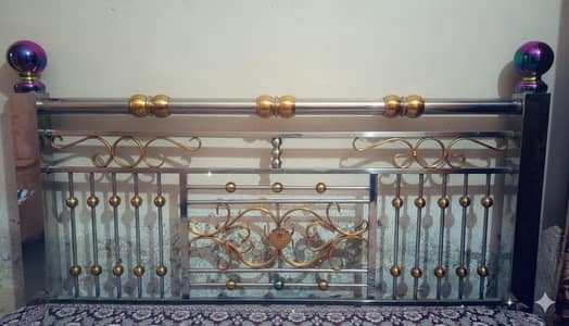 High Quality Steel Bed Excellent Condition(Double Bed)