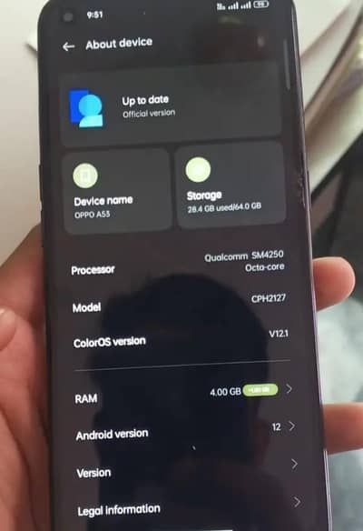 oppo A53 urgent sale