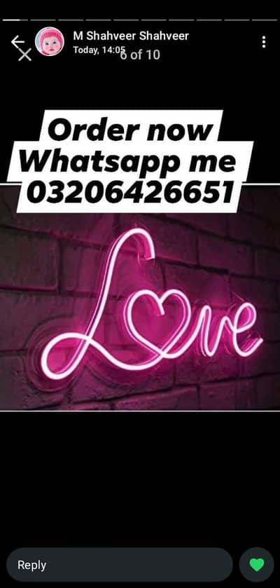 costumized neon lights