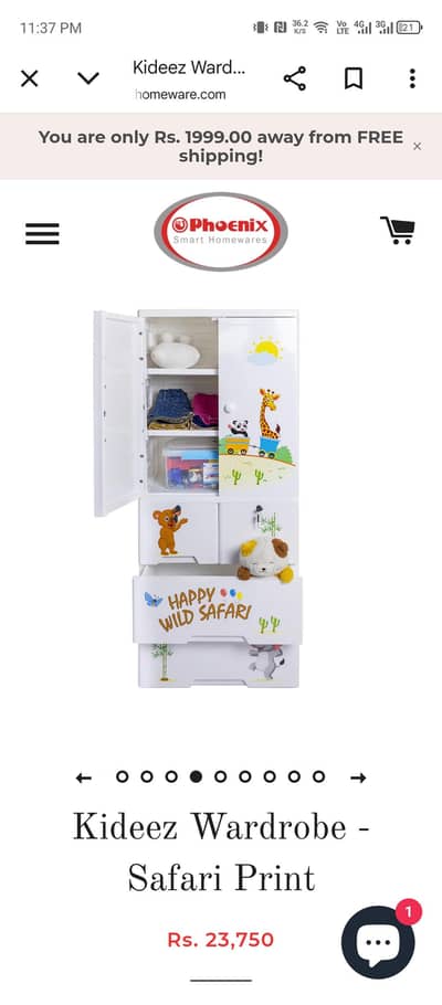 kids wardrobes imported