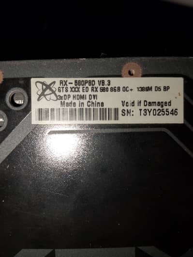 XFX RX 580 8GB DDR-5