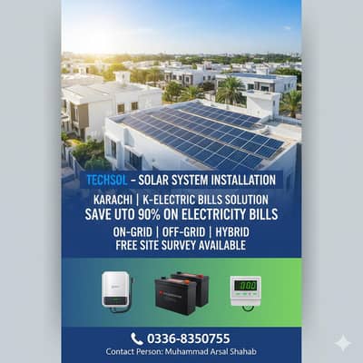 Solar System Installation in Karachi | K-Electric Bills Solution