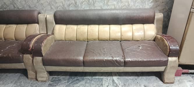 used 3 2 1 leather sofas