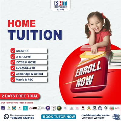 Expert Home Tutors in Lahore | O/A Level, Matric, | Roots Home Tutors