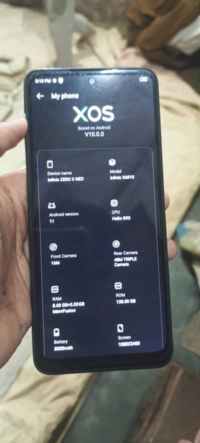 infnix zero X neo exchange possible