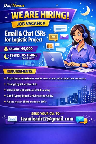 WE ARE HIRING – NON-VOICE CUSTOMER