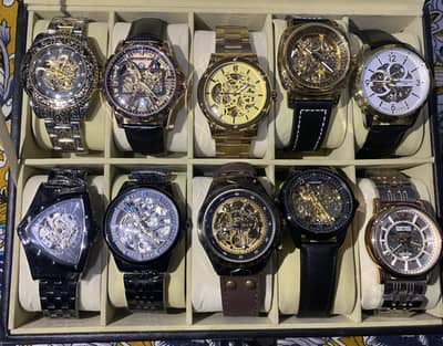Mechanical and automatic watches branded