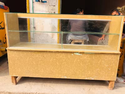 Glass Display Counter for Shop – Used, Good Condition