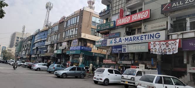 G/11 markaz margala face 2 side open 726sq ground floor Shop available for sale