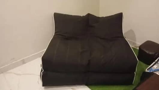 Relaxsit Sofa cum bed(beanbag) with 1.5kg fibre ball fillingsa