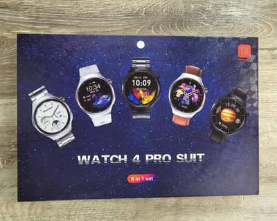 Watch 4 Pro Suit Smart Watch (With 7 Straps)