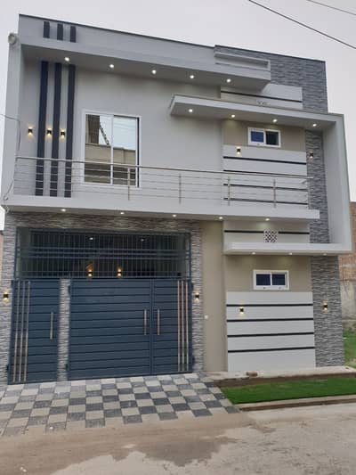 5 Marla Brand New House Available In Allied City Main Samundari Road, Electricity Provided By Company 100 Developed Society, No Gas , Near City
