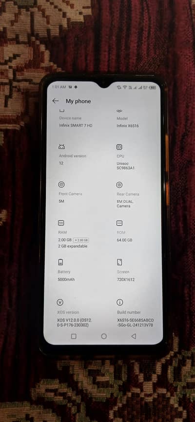 Infinix Smart 7 HD X6516