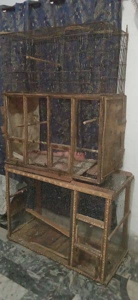 cages for sale 3 cages Hain 03204606534