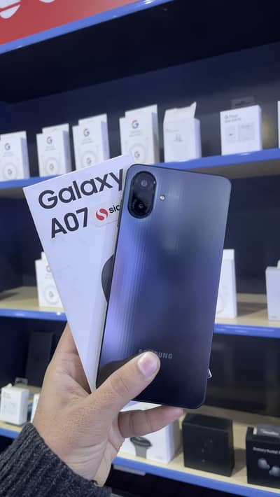 Samsung A07 4/128 Dual sim Official PTA approved with box accessories