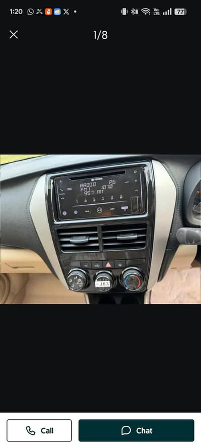 TOYOTA YARIS ORIGINAL CD AND DVD PLAYER