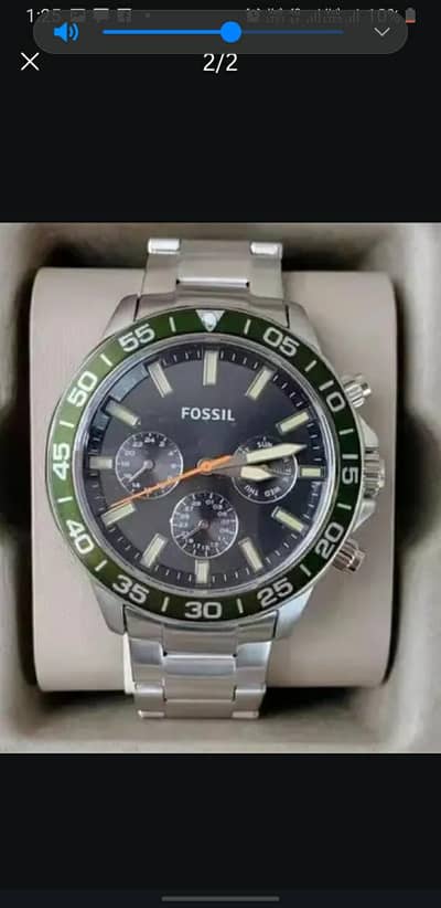 fossil men,s bannon chronograph quartz  stainless steel