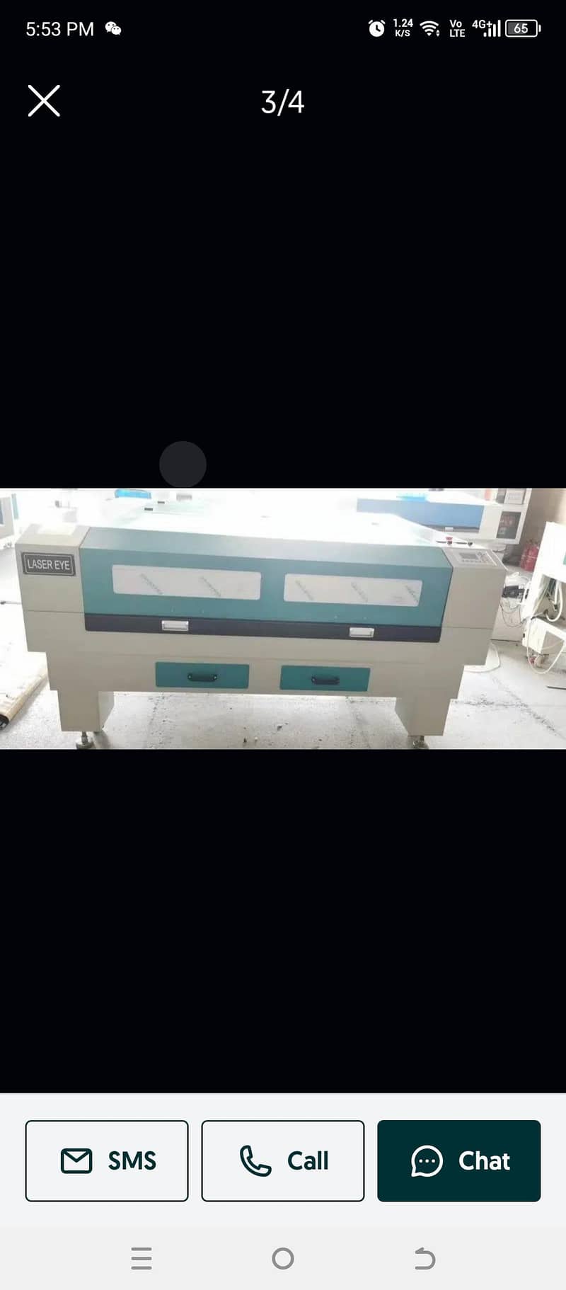 CO2 laser cutting machine 6