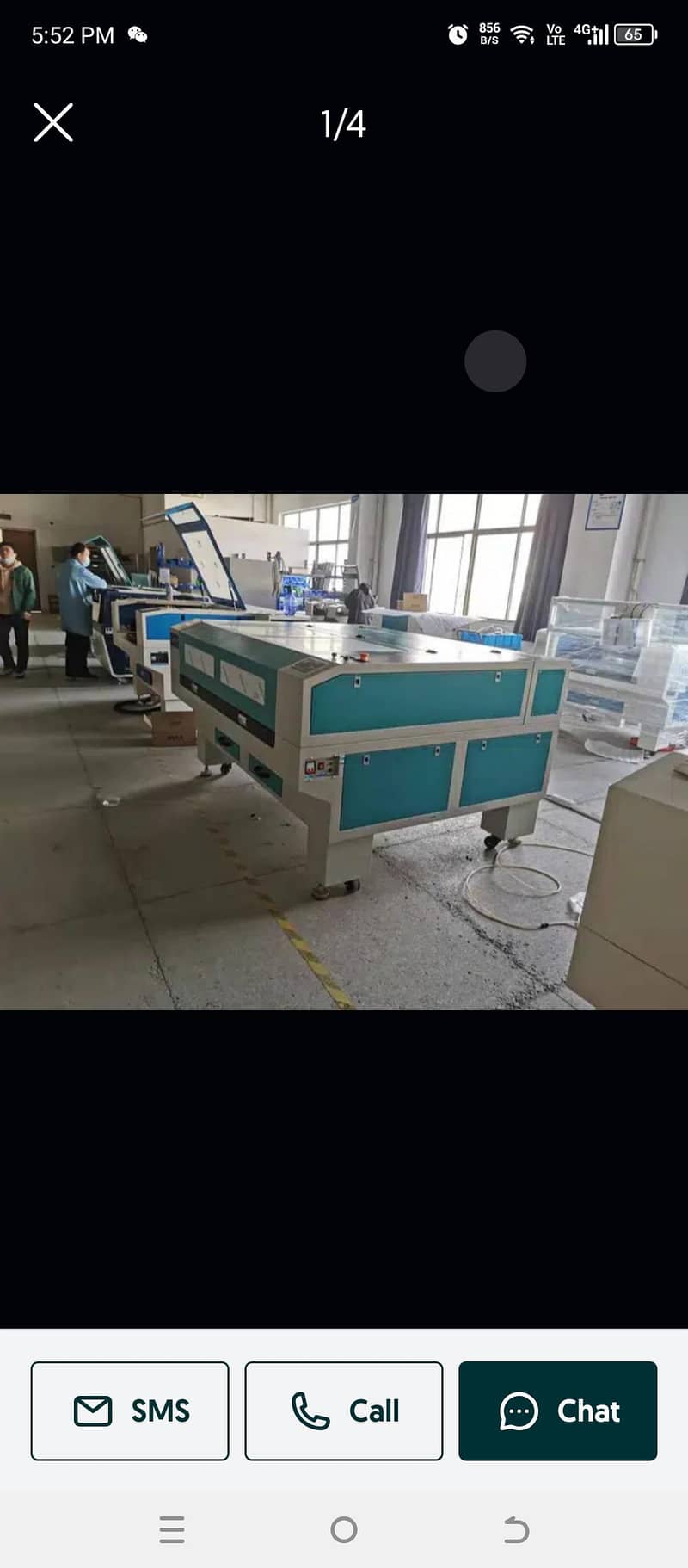 CO2 laser cutting machine 7