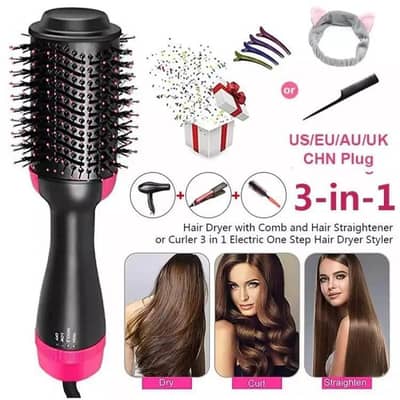 Heat control hair dryer Brush