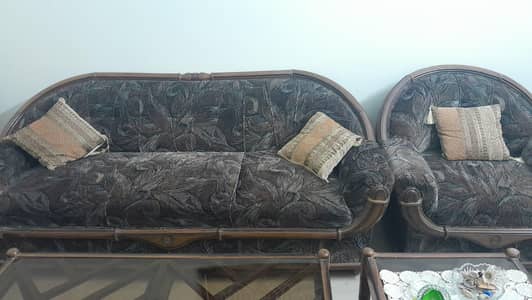 Sofa set (5 seater with one center table and two side tables)