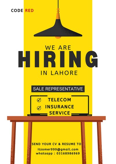 We are Hiring! Only Experience agents can Contact us.