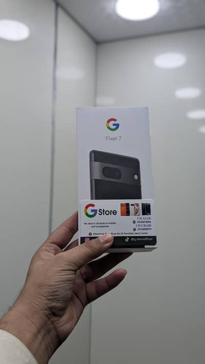 Google pixel 7 8gb/128gb official pta approved just box open