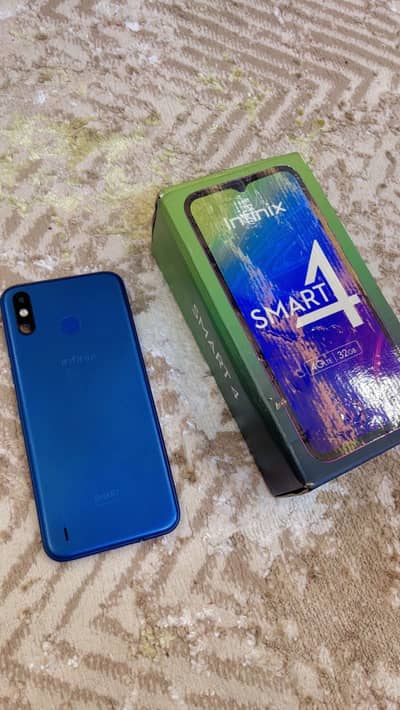 Infinix smart 4 pta approved sat box cable ,2,32 ram rom