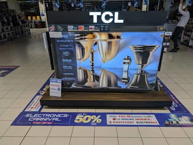 75 inch TCL Samsung Haier all size available New box pack 03228044108