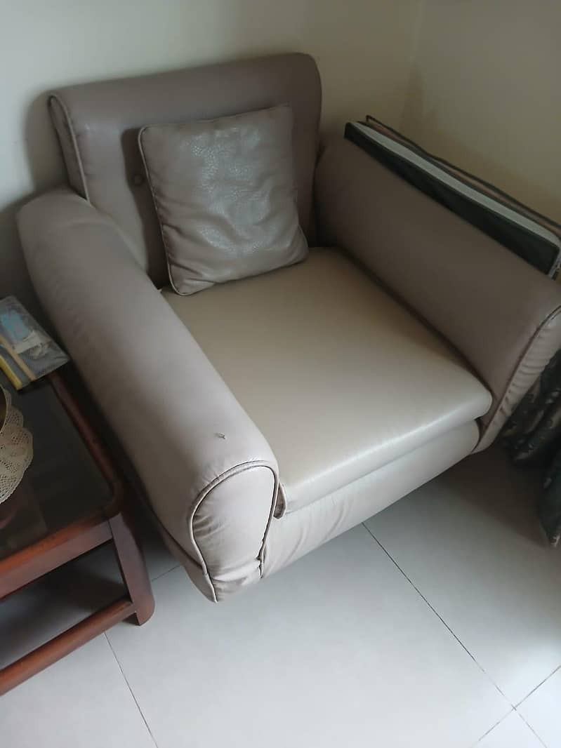 Home Furniture Leather Sofa Set 2