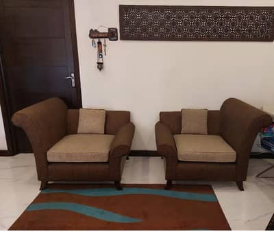 Sofa chairs   ( 2) Exclusive,Designer, like new