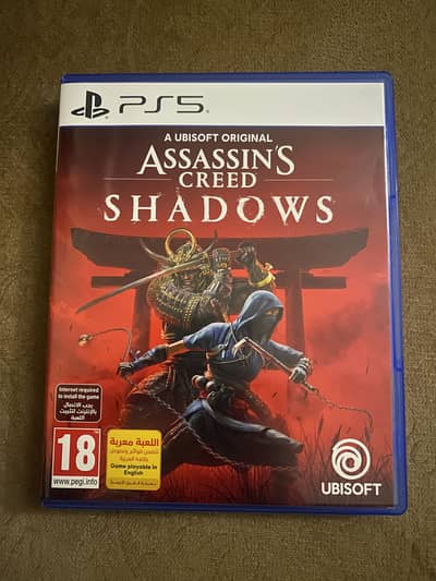 Assassins Creed Shadows PS5 Disc (Undamaged Original Cover)