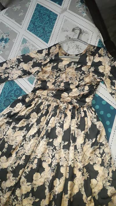 Silk Frock full length and beautiful flare