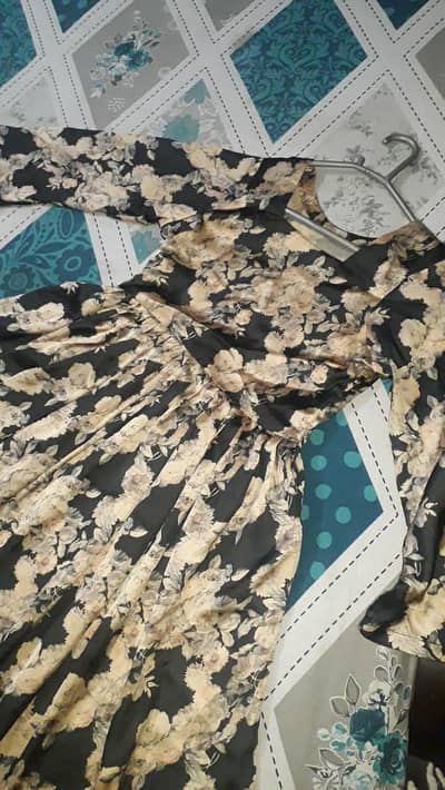 Silk frock with beautiful flare