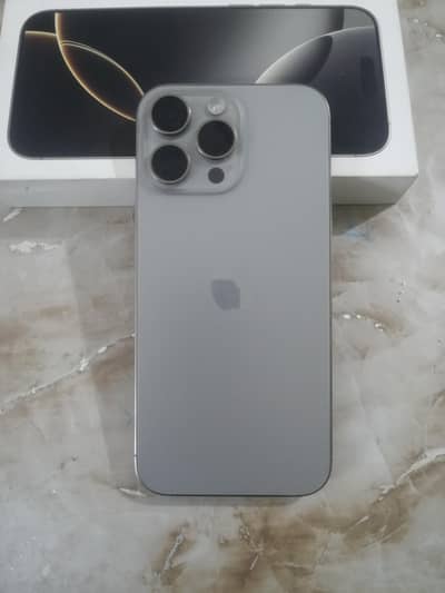 Iphone 16 pro max 256 GB non PTA nature titanium