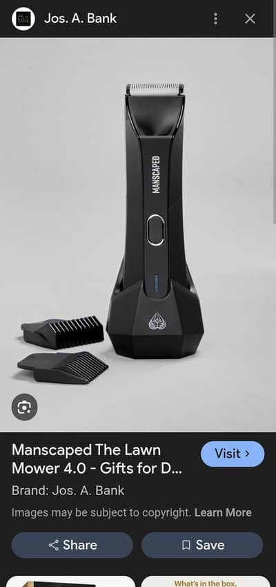 Manscaped 4.0 Trimmer (waterproof shaver)