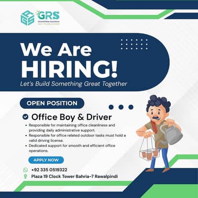 Office boy cum driver