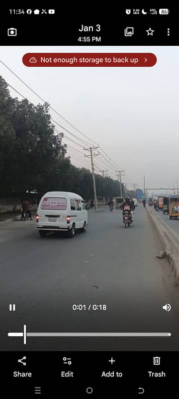 20 k commercial plot 330 feet front Main ferozpure road