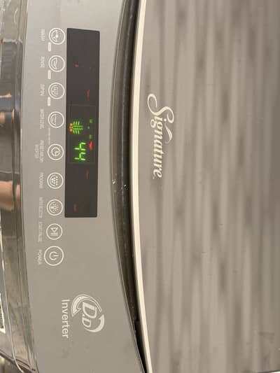 Auto important signature Washing machine