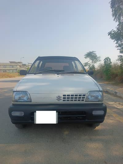 White Suzuki Mehran VX Euro II