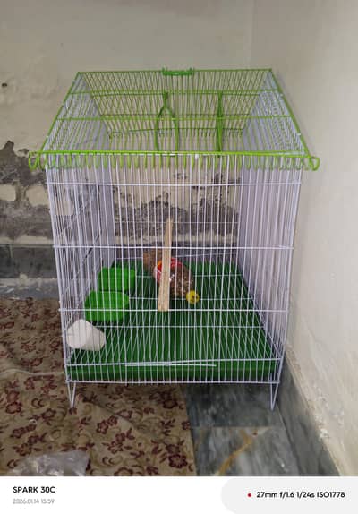 Australian parrot  cage 2/1.5 feet